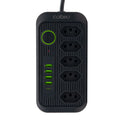 Tomada de extensão, extensão de energia, tomada USB, filtro de linha de tomada, tomadas elétricas Regua, extensão elétrica, 110-220 V, 10 A
