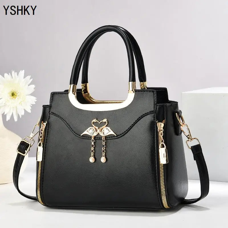 Bolsa feminina Bolsa de ombro Bolsa de mão bolsa principal Bolsa transversal casual estilo estrangeiro Bolsa de travesseiro feminina Bolsa de axila