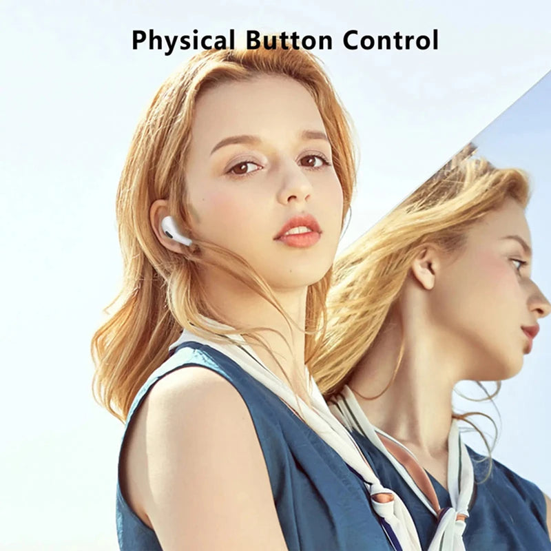 Fones de ouvido Bluetooth Air Pro originais Bluetooth 5.3 Fones de ouvido para jogos para iPhone Apple Xiaomi Android