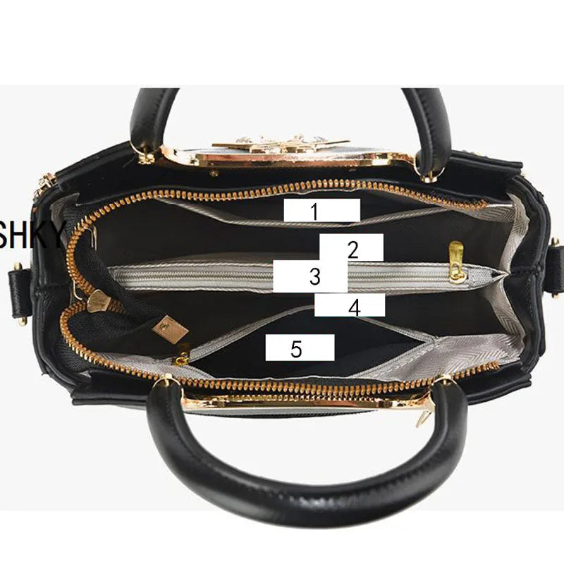 Bolsa feminina Bolsa de ombro Bolsa de mão bolsa principal Bolsa transversal casual estilo estrangeiro Bolsa de travesseiro feminina Bolsa de axila