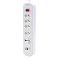 Tomada de extensão, extensão de energia, tomada USB, filtro de linha de tomada, tomadas elétricas Regua, extensão elétrica, 110-220 V, 10 A