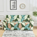 Capa elástica para sofá com estampa de flores, 1 peça, antissujeira, elastano, protetor de móveis para quarto, escritório, sala de estar, decoração de casa