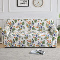 Capa elástica para sofá com estampa de flores, 1 peça, antissujeira, elastano, protetor de móveis para quarto, escritório, sala de estar, decoração de casa