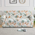 Capa elástica para sofá com estampa de flores, 1 peça, antissujeira, elastano, protetor de móveis para quarto, escritório, sala de estar, decoração de casa